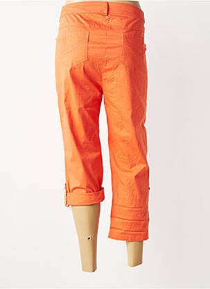 Pantacourt stretch taille normale orange AGATHE & LOUISE femme