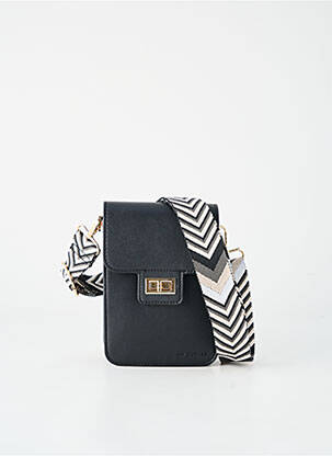 Sac multipoches forme rectangulaire noir DAVID JONES femme