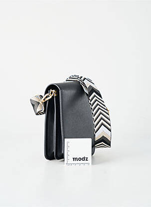 Sac multipoches forme rectangulaire noir DAVID JONES femme