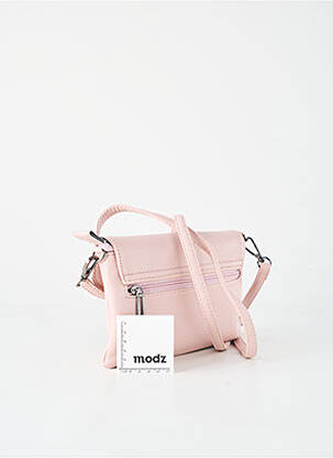 Sac multipoches forme rectangulaire rose FLORA & CO femme