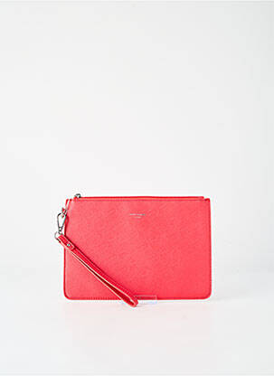 Pochette doublure textile rouge DAVID JONES femme