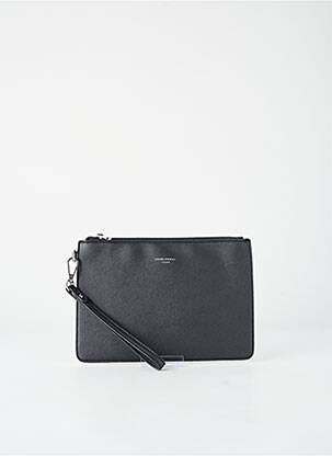 Pochette doublure textile noir DAVID JONES femme
