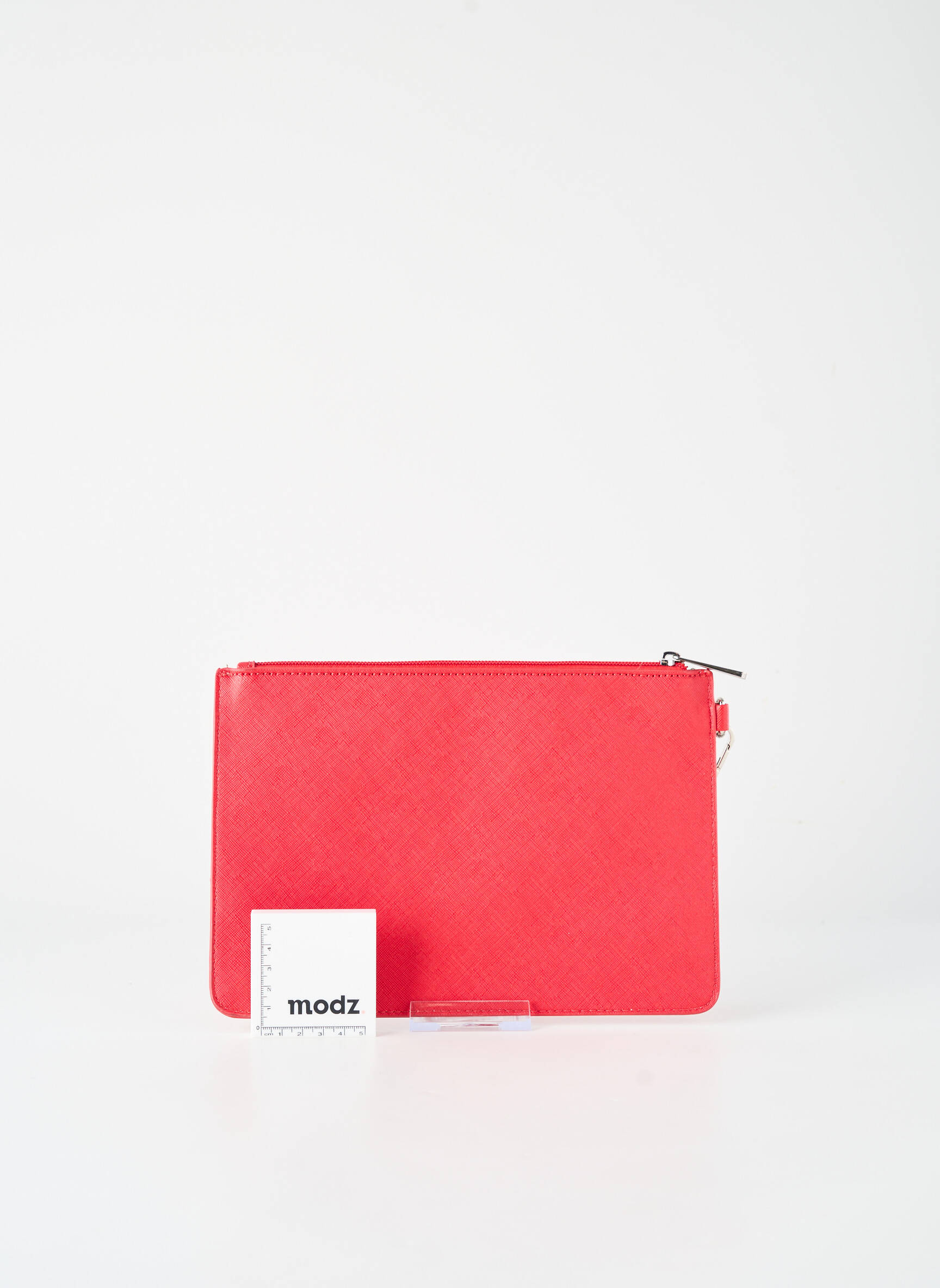 Pochette doublure textile rouge DAVID JONES femme