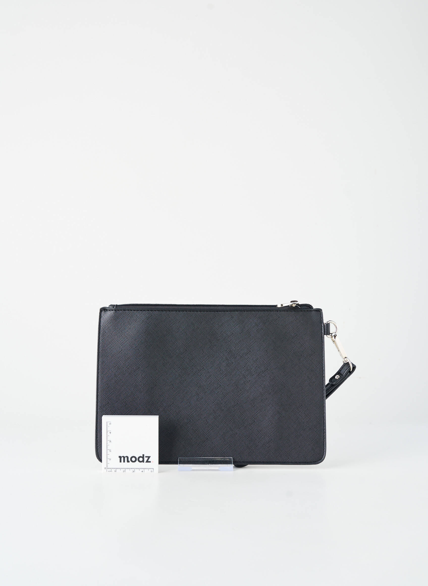 Pochette doublure textile noir DAVID JONES femme