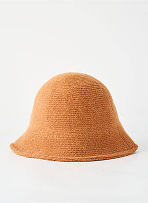 Chapeau bande anti-transpiration marron PALME femme