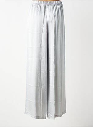 Pantalon large coupe fluide taille normale gris DANIELE FIESOLI femme