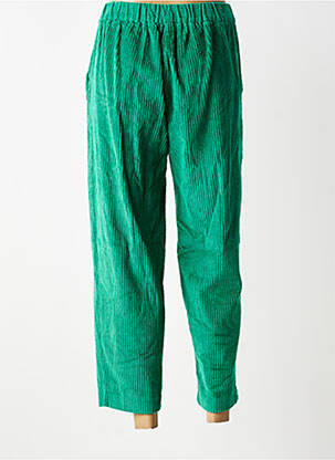 Pantalon 7/8 stretch taille normale vert OTTOD'AME femme