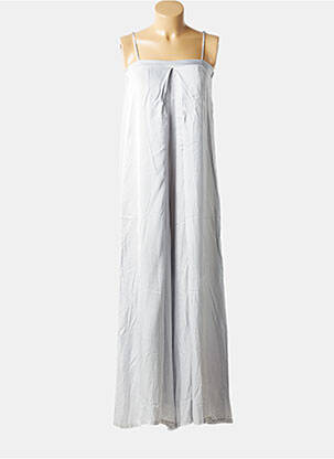Combi-pantalon coupe fluide fines bretelles gris DANIELE FIESOLI femme