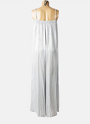 Combi-pantalon coupe fluide fines bretelles gris DANIELE FIESOLI femme