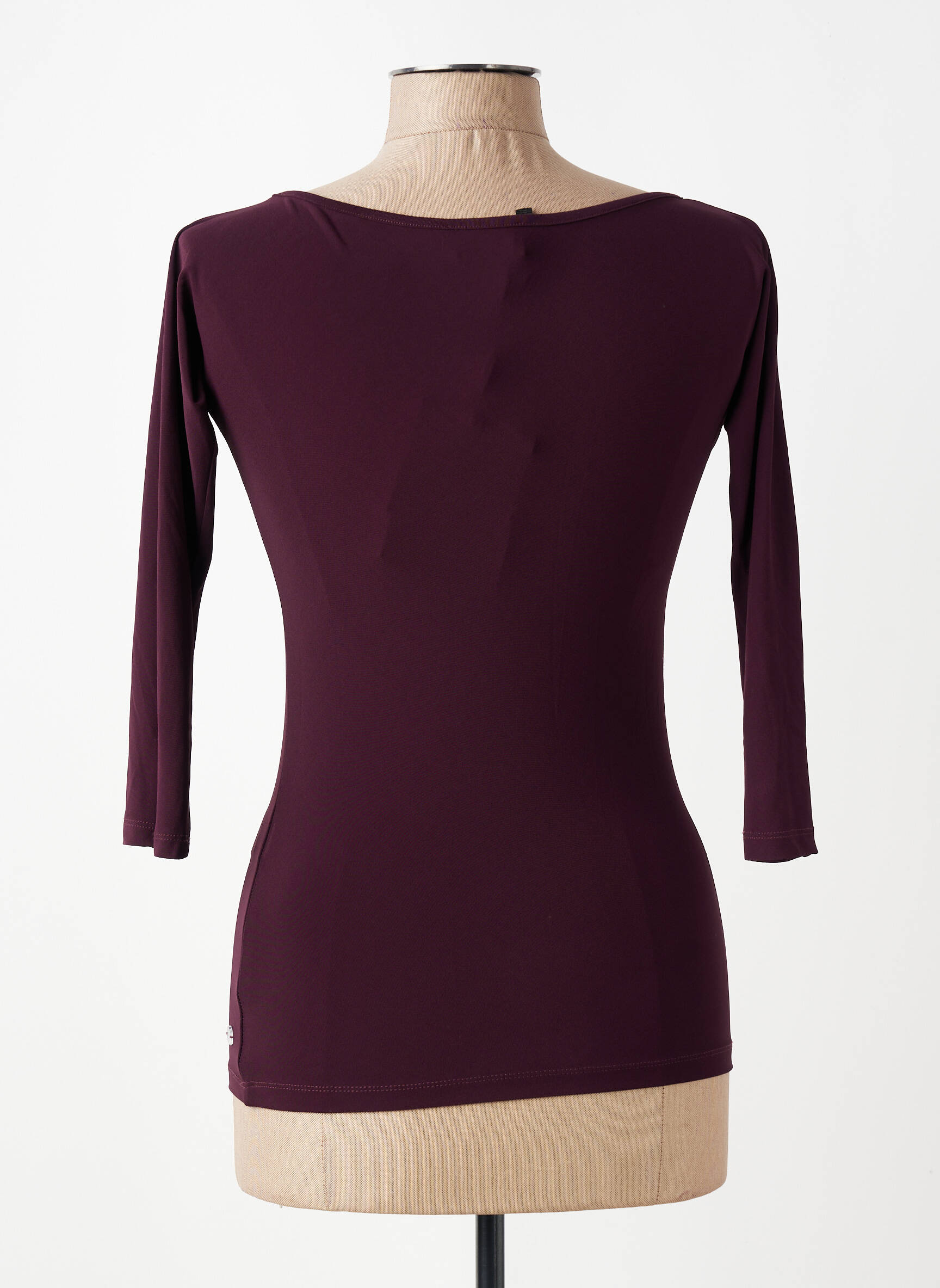 T-shirt manches 3/4 manches 3/4 violet OTTOD'AME femme