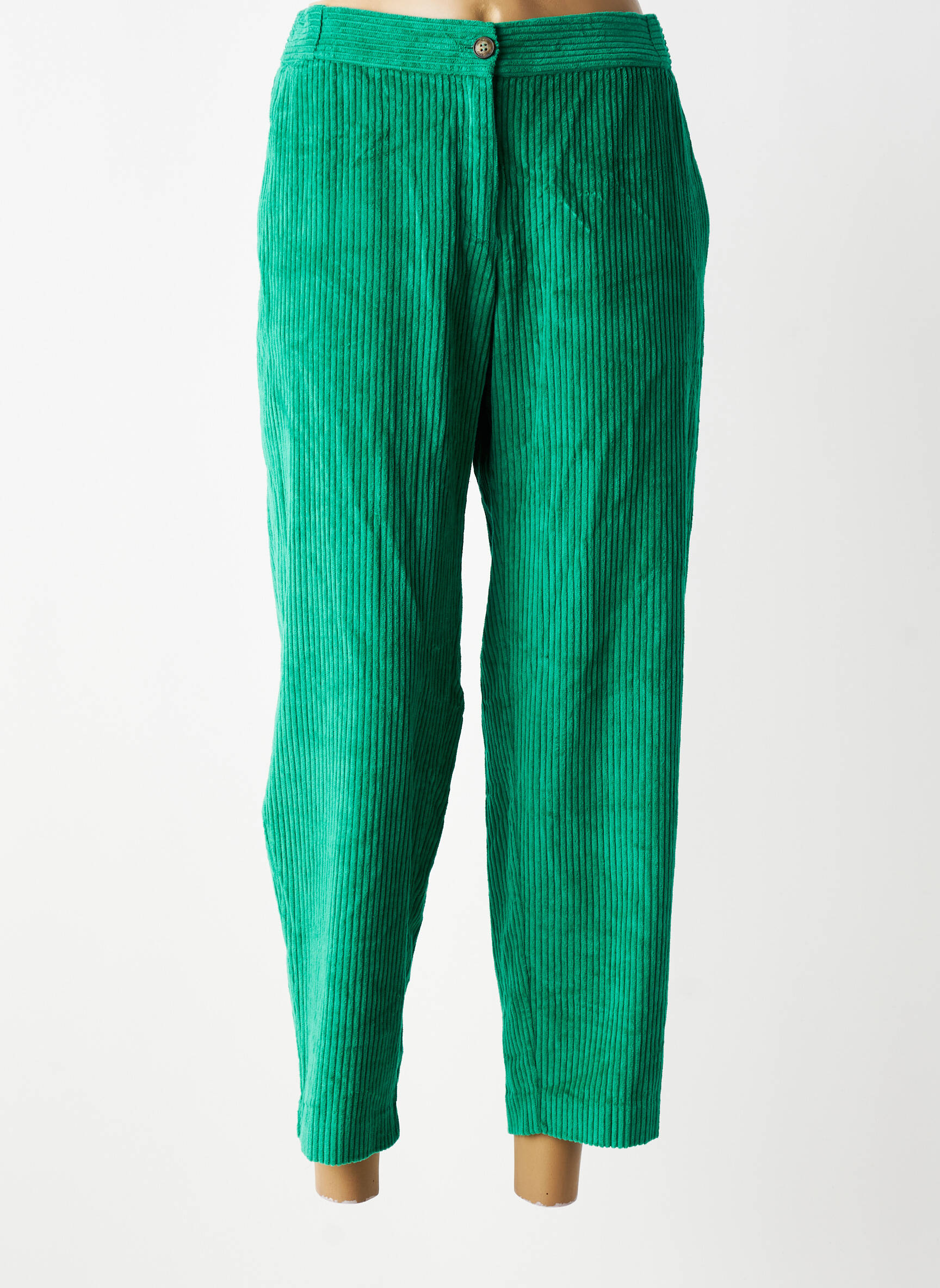 Pantalon 7/8 stretch taille normale vert OTTOD'AME femme
