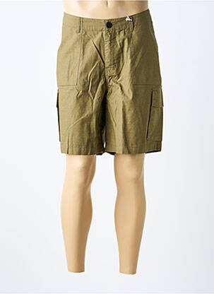 Bermuda coupe droite taille normale vert KNOWLEDGE COTTON APPAREL homme