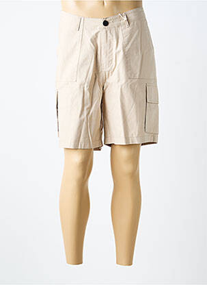 Bermuda coupe droite taille normale beige KNOWLEDGE COTTON APPAREL homme