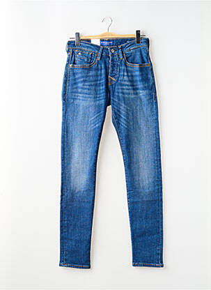 Jeans coupe slim fermeture boutonnée sur le devant taille normale bleu SCOTCH & SODA homme