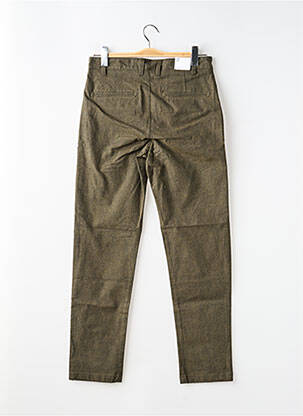 Pantalon chino poches taille normale vert KNOWLEDGE COTTON APPAREL homme