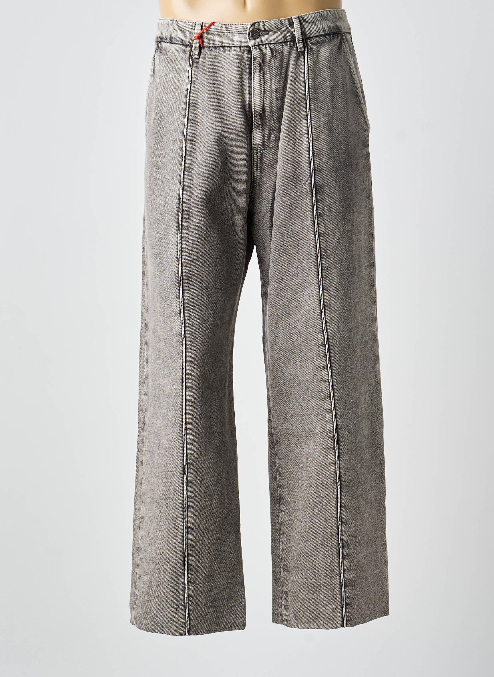Jeans coupe large poches taille normale gris DIESEL homme