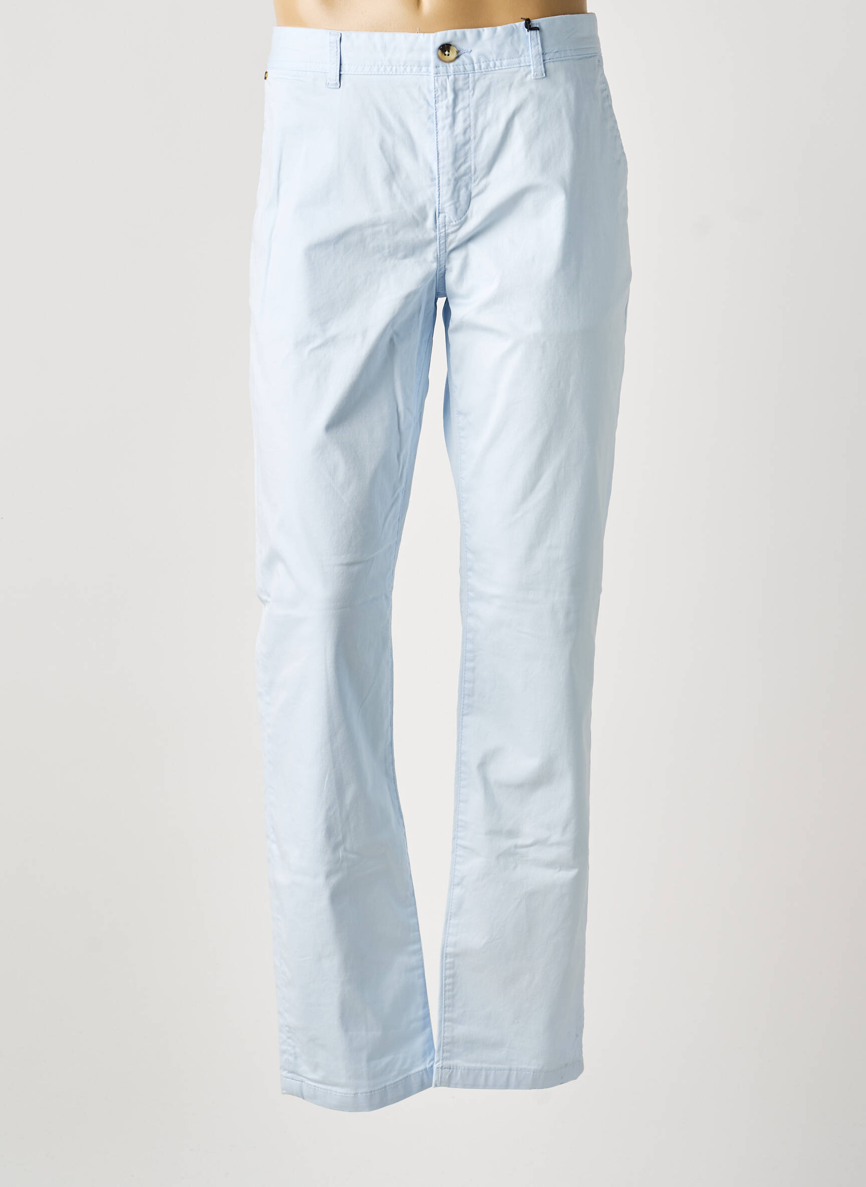 Pantalon chino tissage popeline taille normale bleu SCOTCH & SODA homme