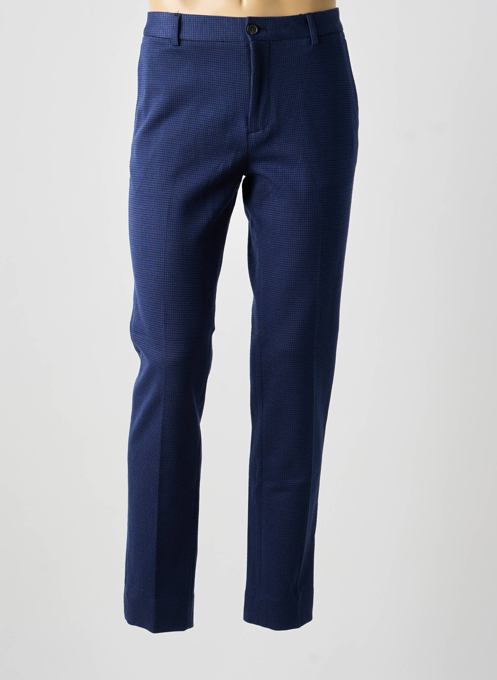 Pantalon chino stretch taille normale bleu SCOTCH & SODA homme