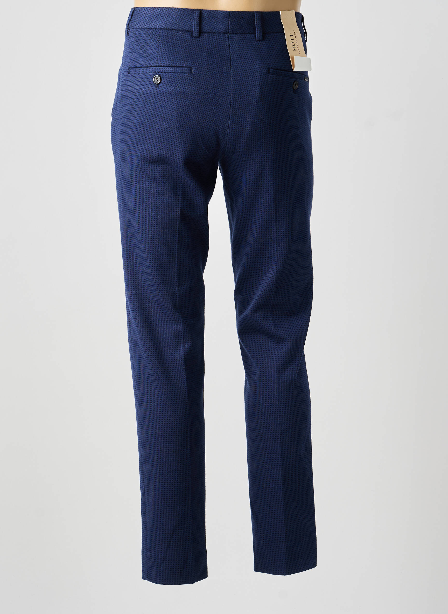 Pantalon chino stretch taille normale bleu SCOTCH & SODA homme