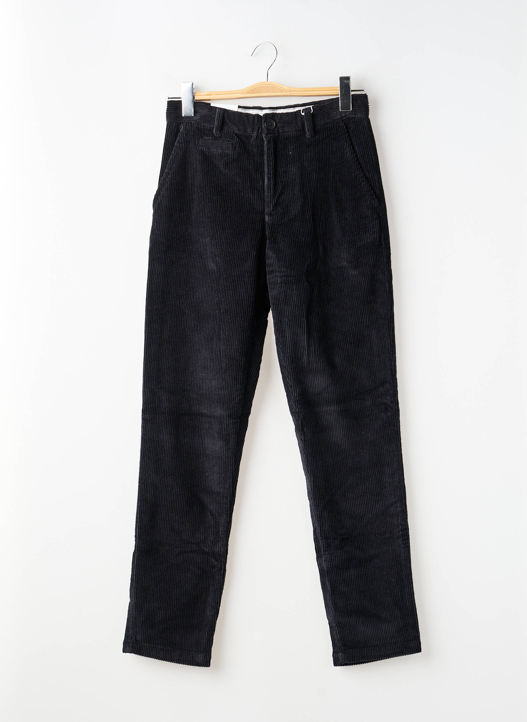 Pantalon chino poches taille normale noir KNOWLEDGE COTTON APPAREL homme