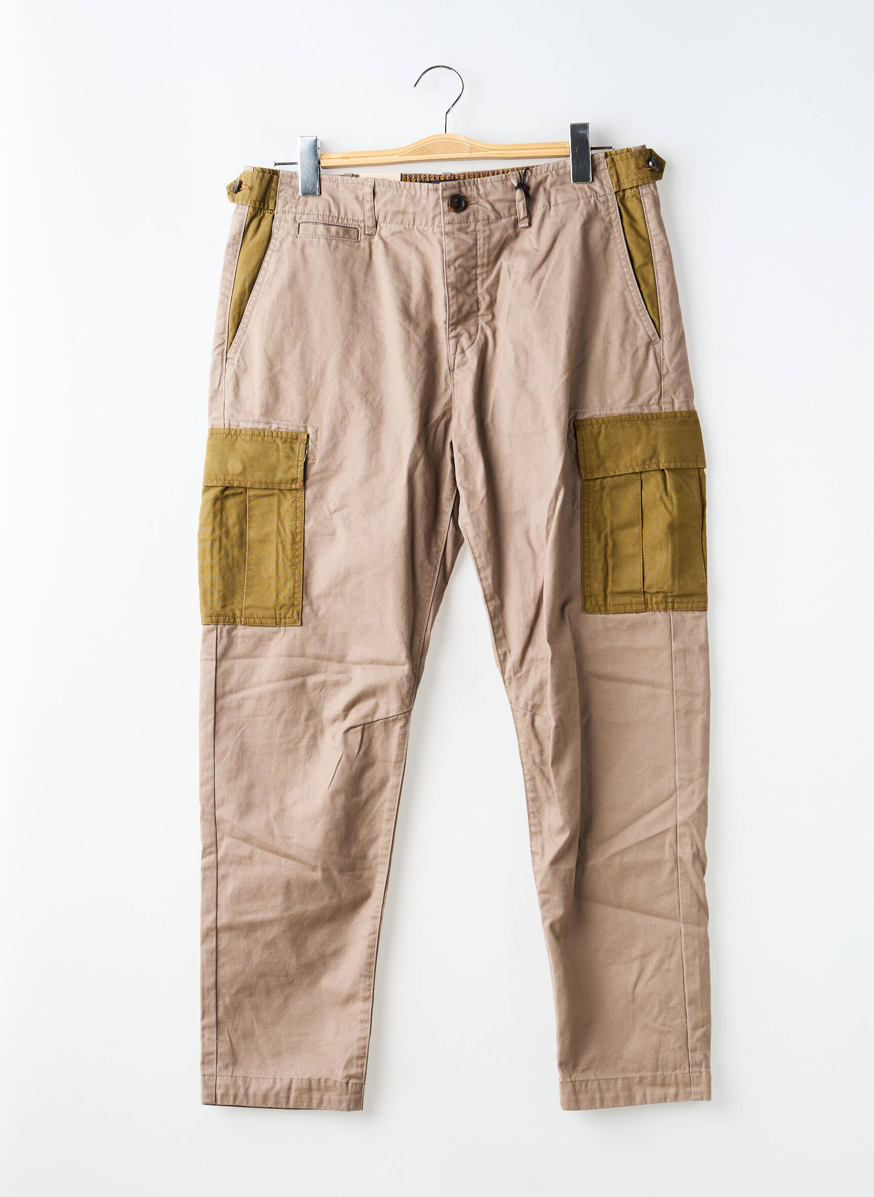 Pantalon cargo poches taille normale vert SCOTCH & SODA homme