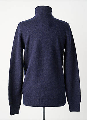 Pull maille tricot manches longues bleu SCOTCH & SODA homme