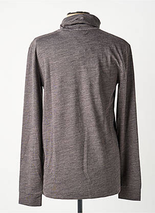 Pull col roulé stretch manches longues gris SCOTCH & SODA homme