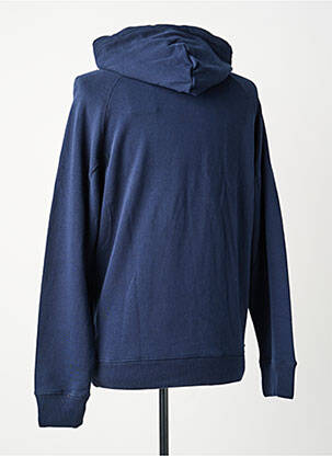 Sweat-shirt à capuche tissage jersey manches longues bleu SCOTCH & SODA homme