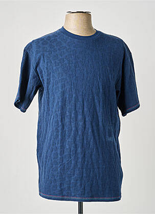 Pull stretch manches courtes bleu SCOTCH & SODA homme