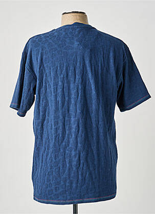 Pull stretch manches courtes bleu SCOTCH & SODA homme