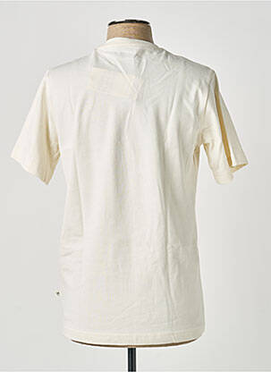 T-shirt bio manches courtes beige KNOWLEDGE COTTON APPAREL homme