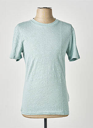 T-shirt bio manches courtes vert KNOWLEDGE COTTON APPAREL homme