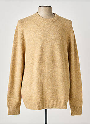 Pull stretch manches longues beige SCOTCH & SODA homme