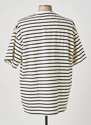 T-shirt bio manches courtes beige KNOWLEDGE COTTON APPAREL homme