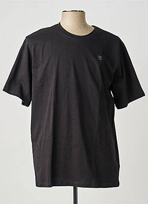 T-shirt bio manches courtes noir KNOWLEDGE COTTON APPAREL homme