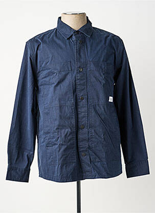 Veste casual coupe droite bleu KNOWLEDGE COTTON APPAREL homme
