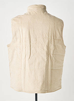 Gilet sans manche poches beige KNOWLEDGE COTTON APPAREL homme