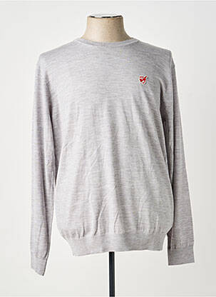 Pull stretch manches longues gris SCOTCH & SODA homme