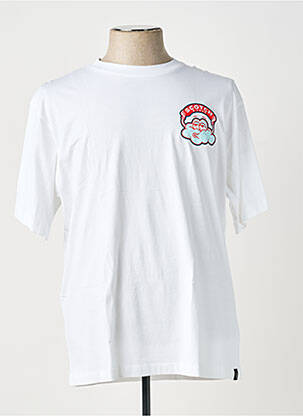 T-shirt coupe droite manches courtes blanc SCOTCH & SODA homme