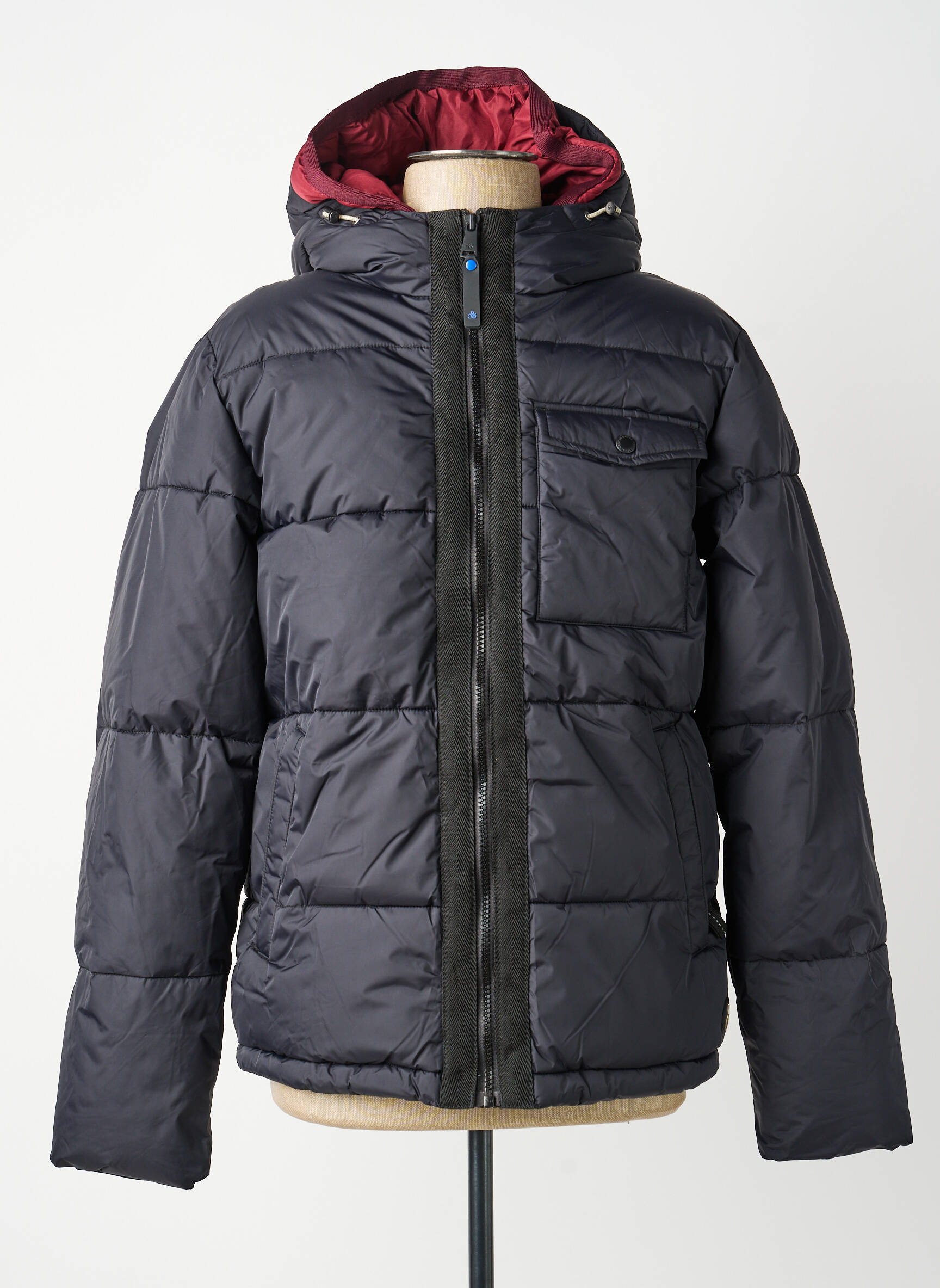 Doudoune manches longues a capuche noir SCOTCH R'BELLE homme