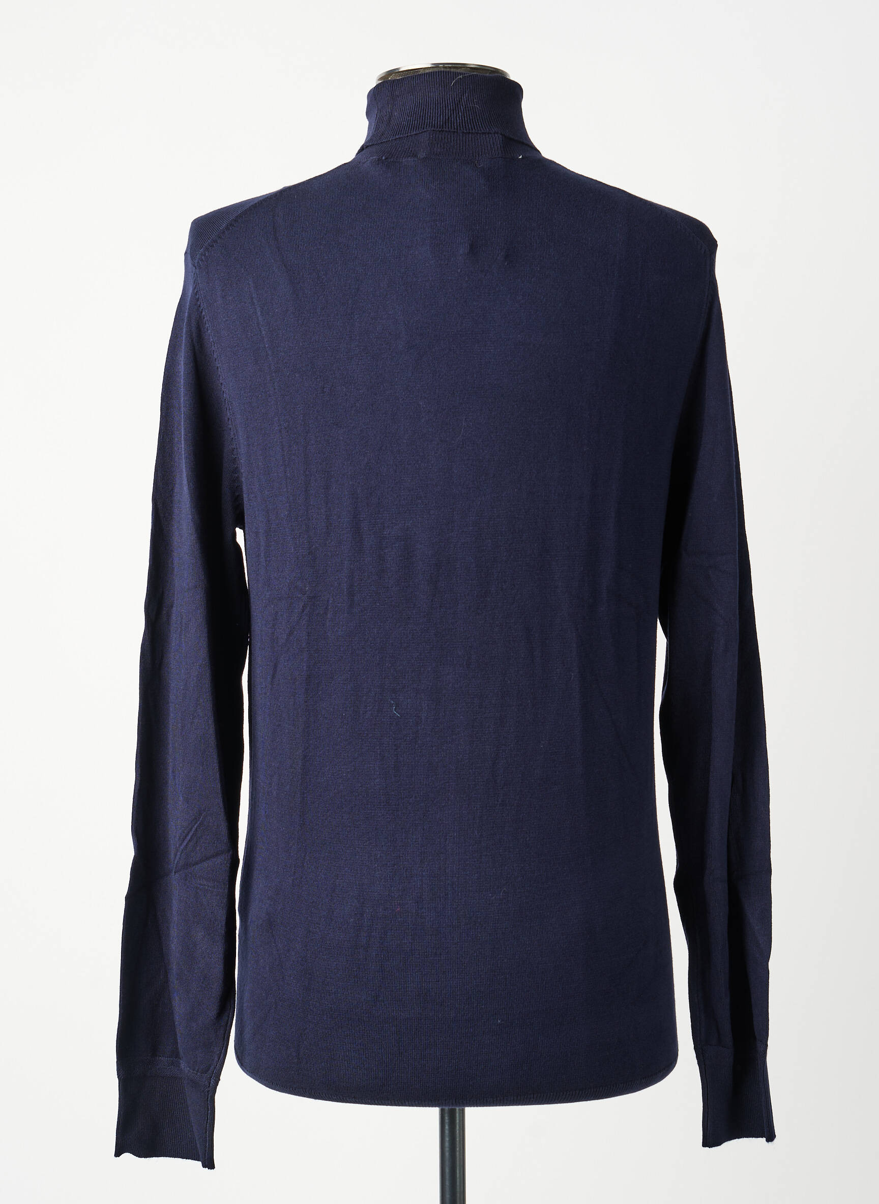 Pull col roulé stretch manches longues bleu SCOTCH & SODA homme
