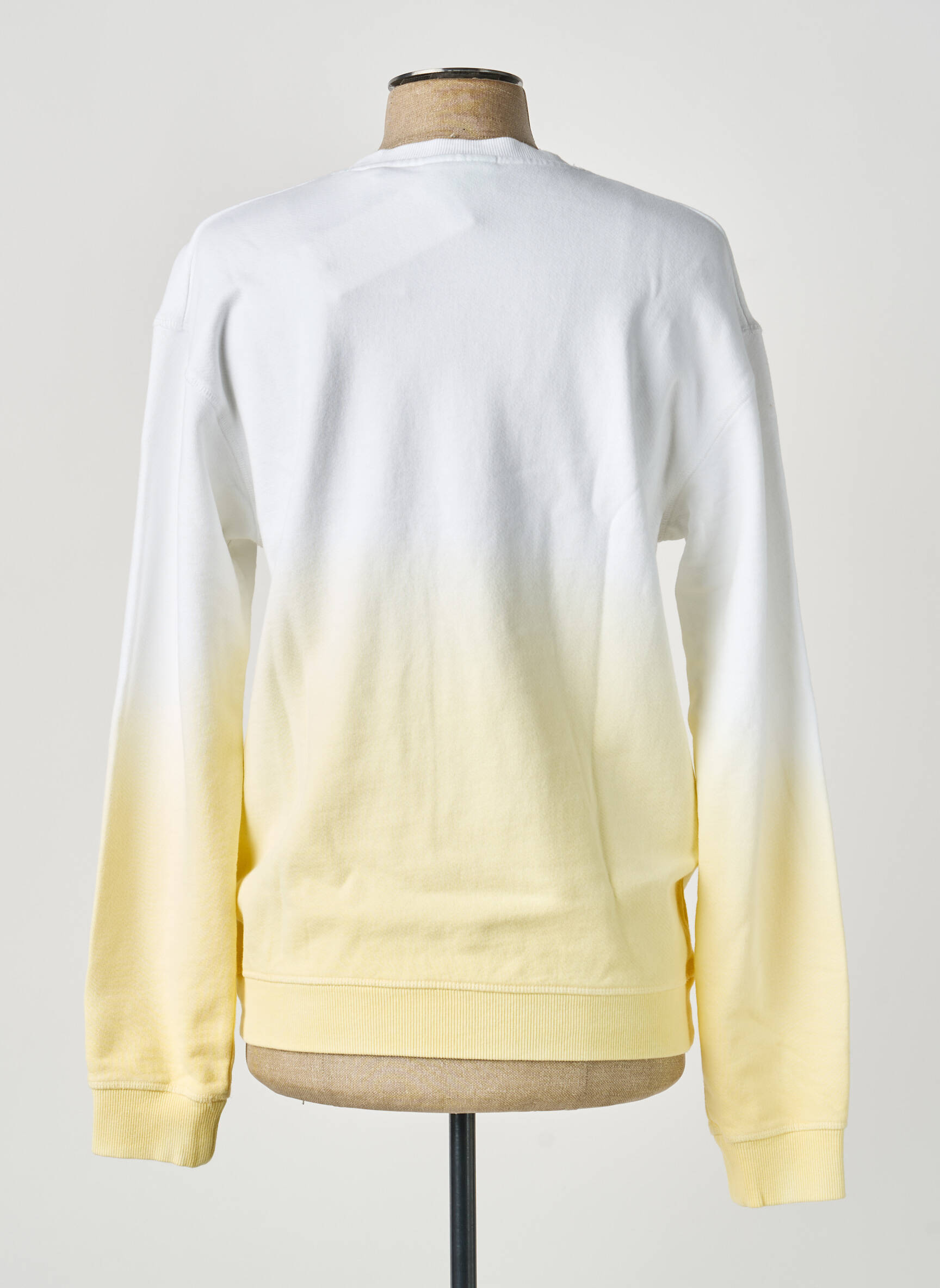 Sweat-shirt stretch manches longues blanc SCOTCH & SODA homme