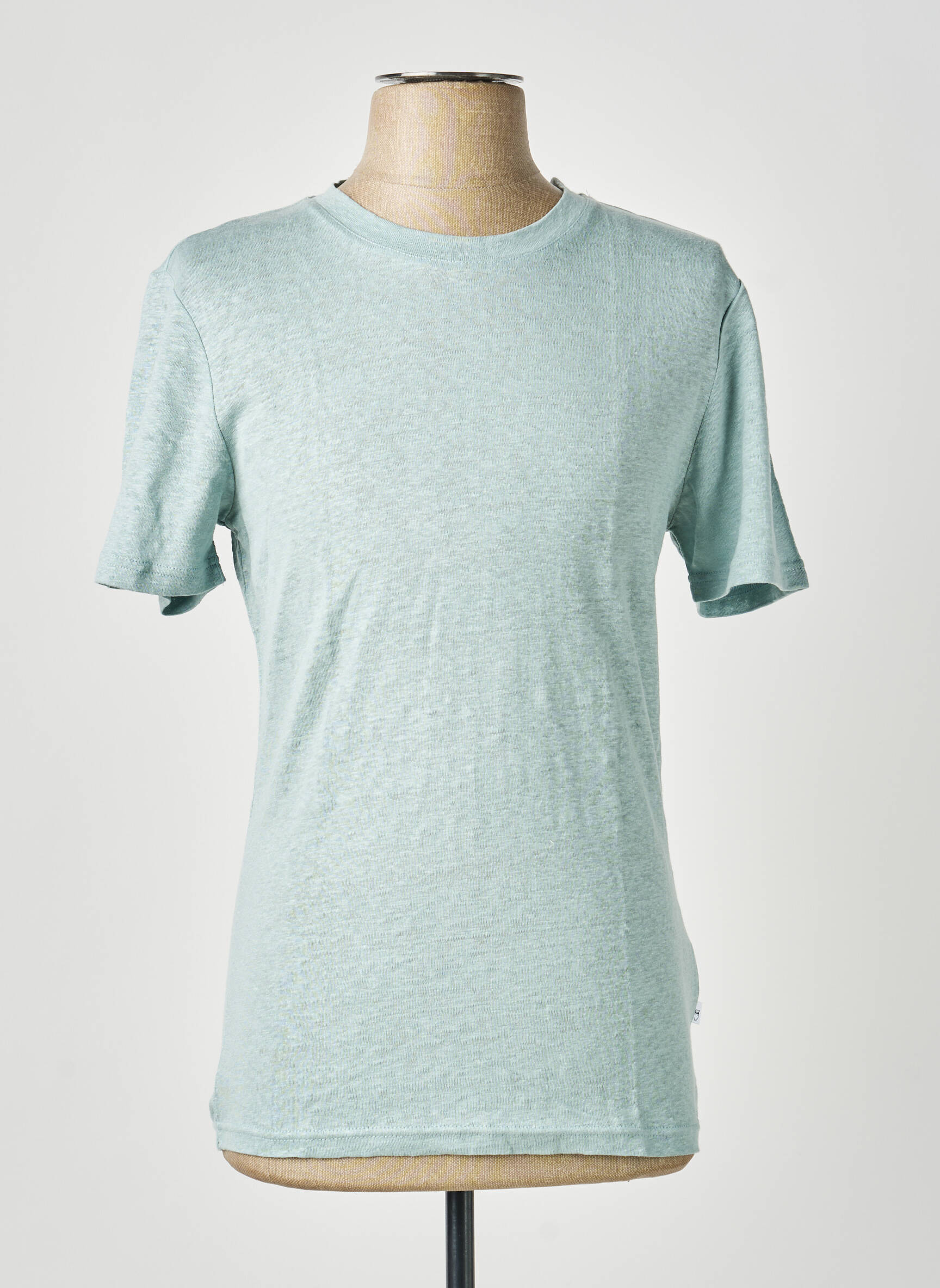 T-shirt bio manches courtes vert KNOWLEDGE COTTON APPAREL homme