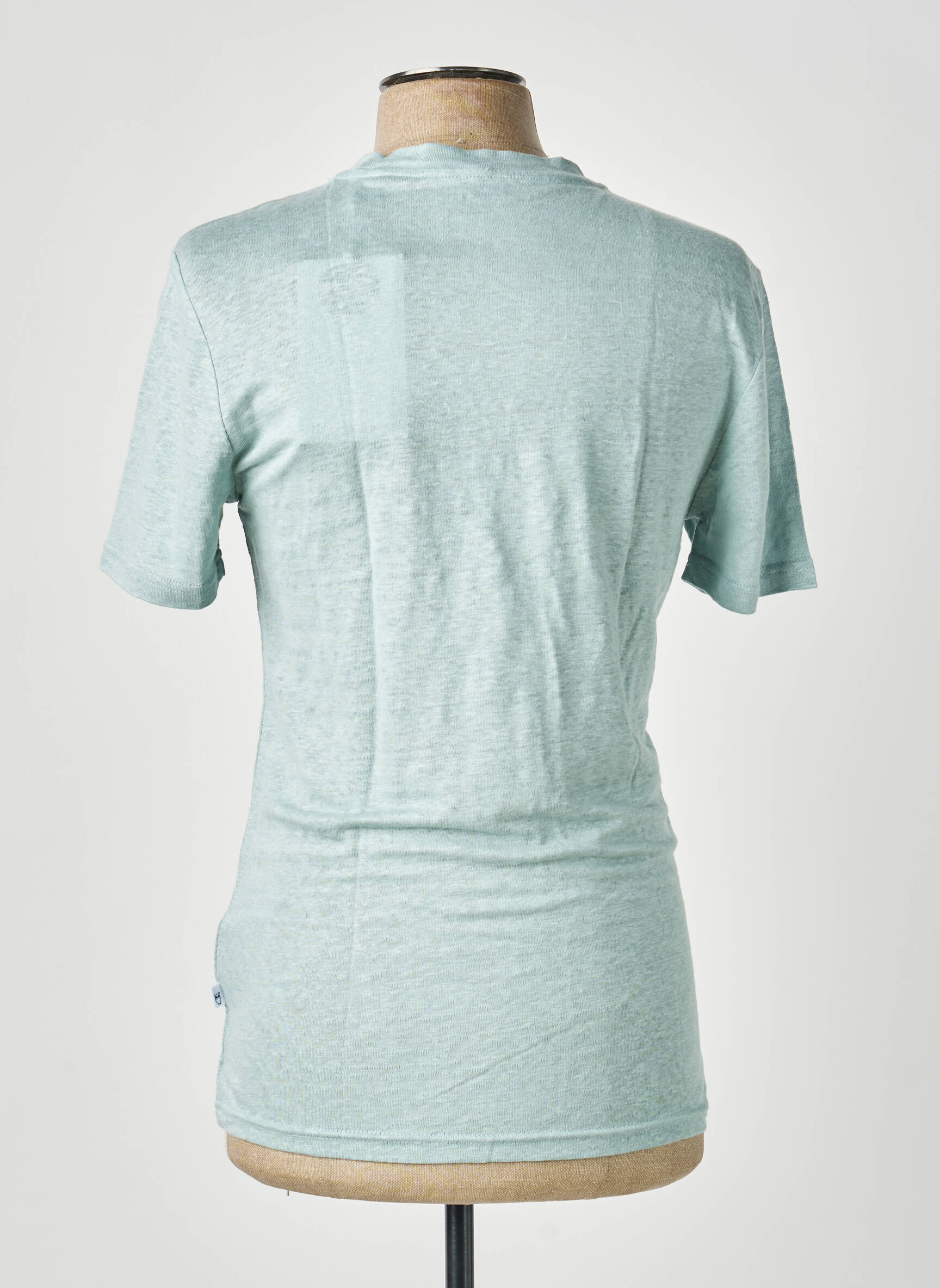 T-shirt bio manches courtes vert KNOWLEDGE COTTON APPAREL homme
