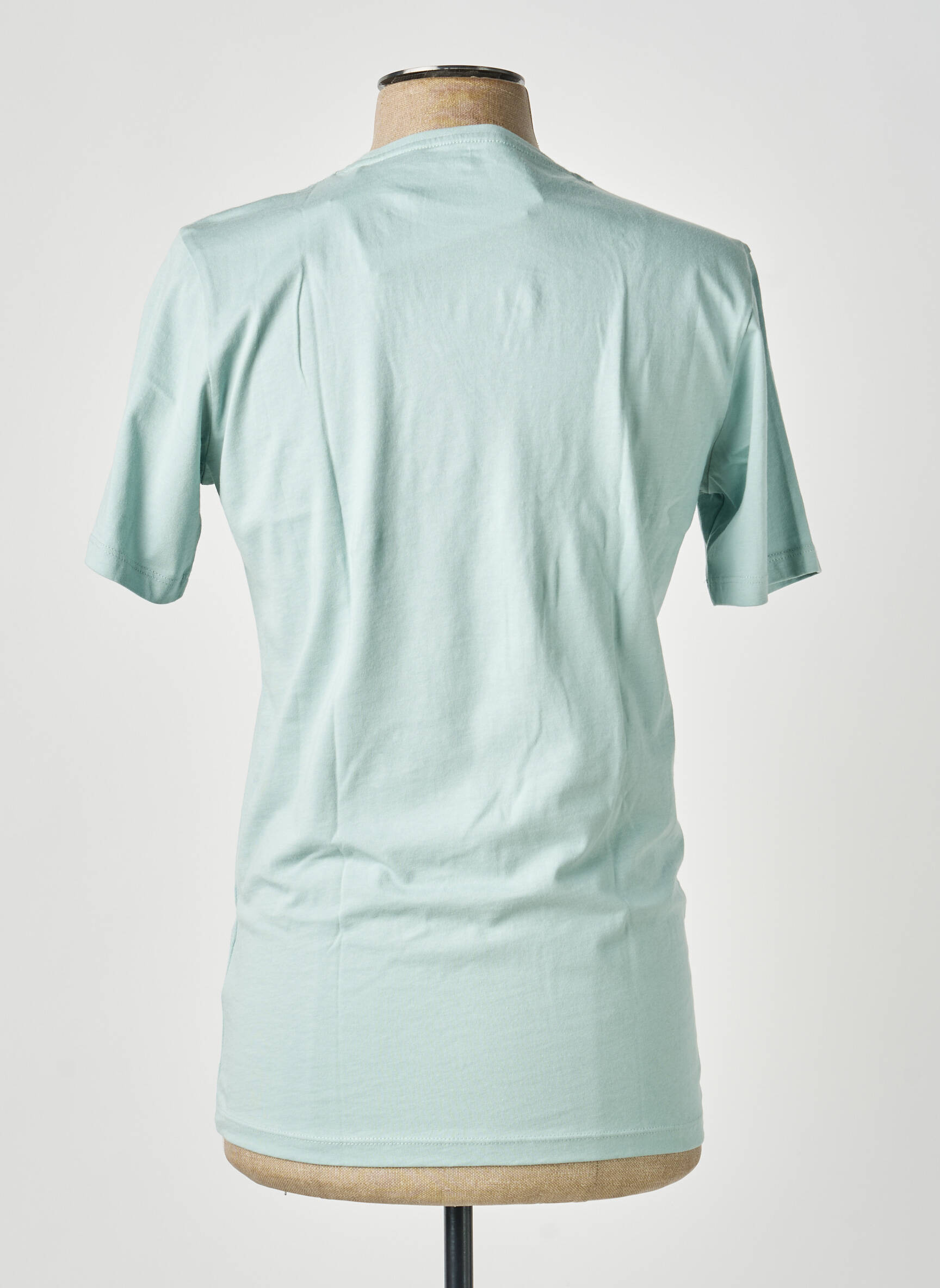 T-shirt bio manches courtes vert KNOWLEDGE COTTON APPAREL homme