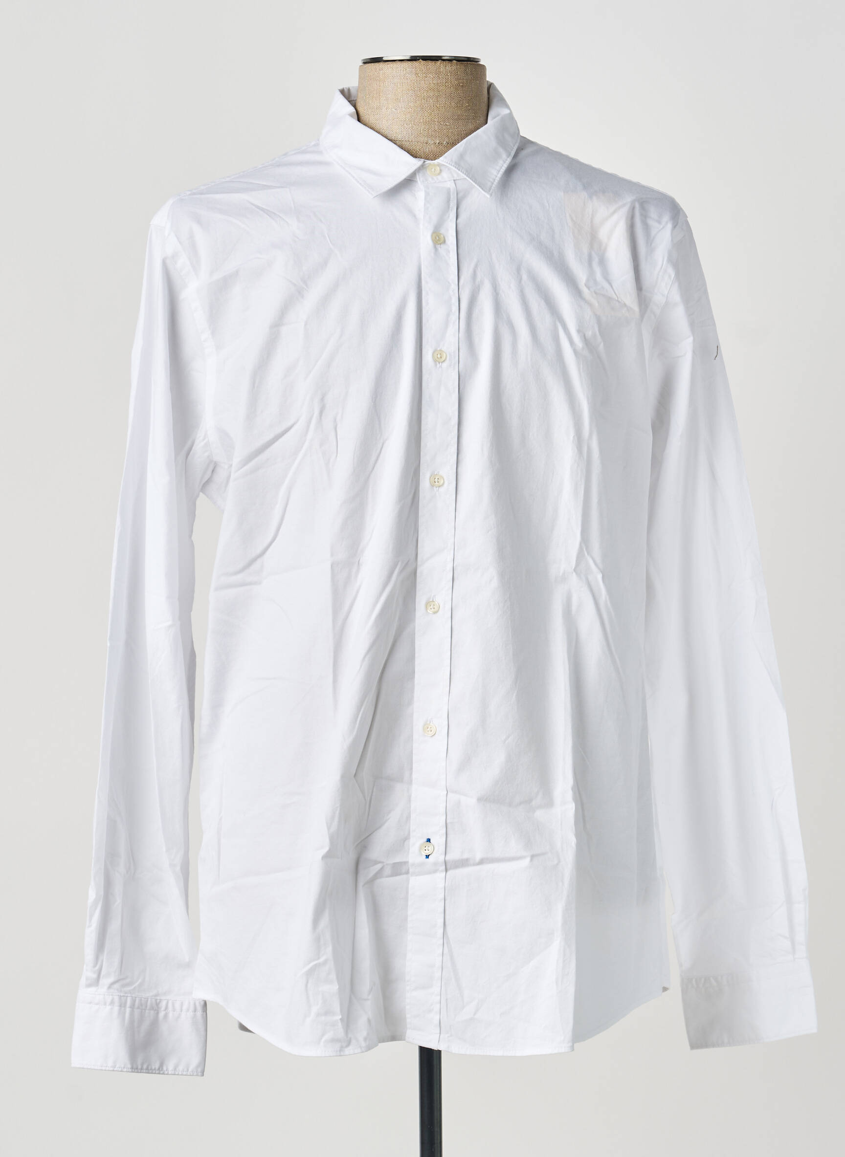 Chemise manches longues coupe cintrée blanc SCOTCH & SODA homme