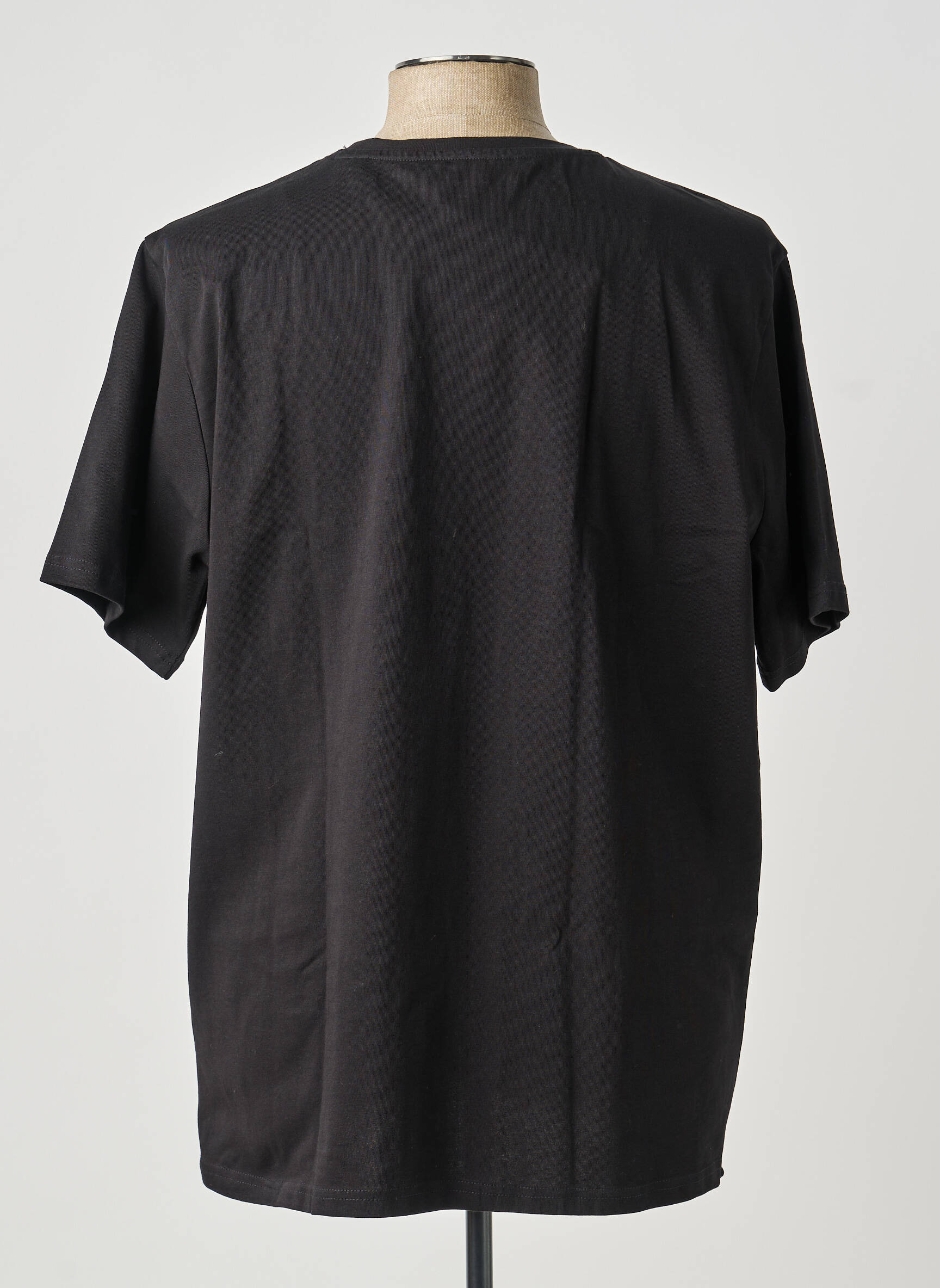 T-shirt bio manches courtes noir KNOWLEDGE COTTON APPAREL homme