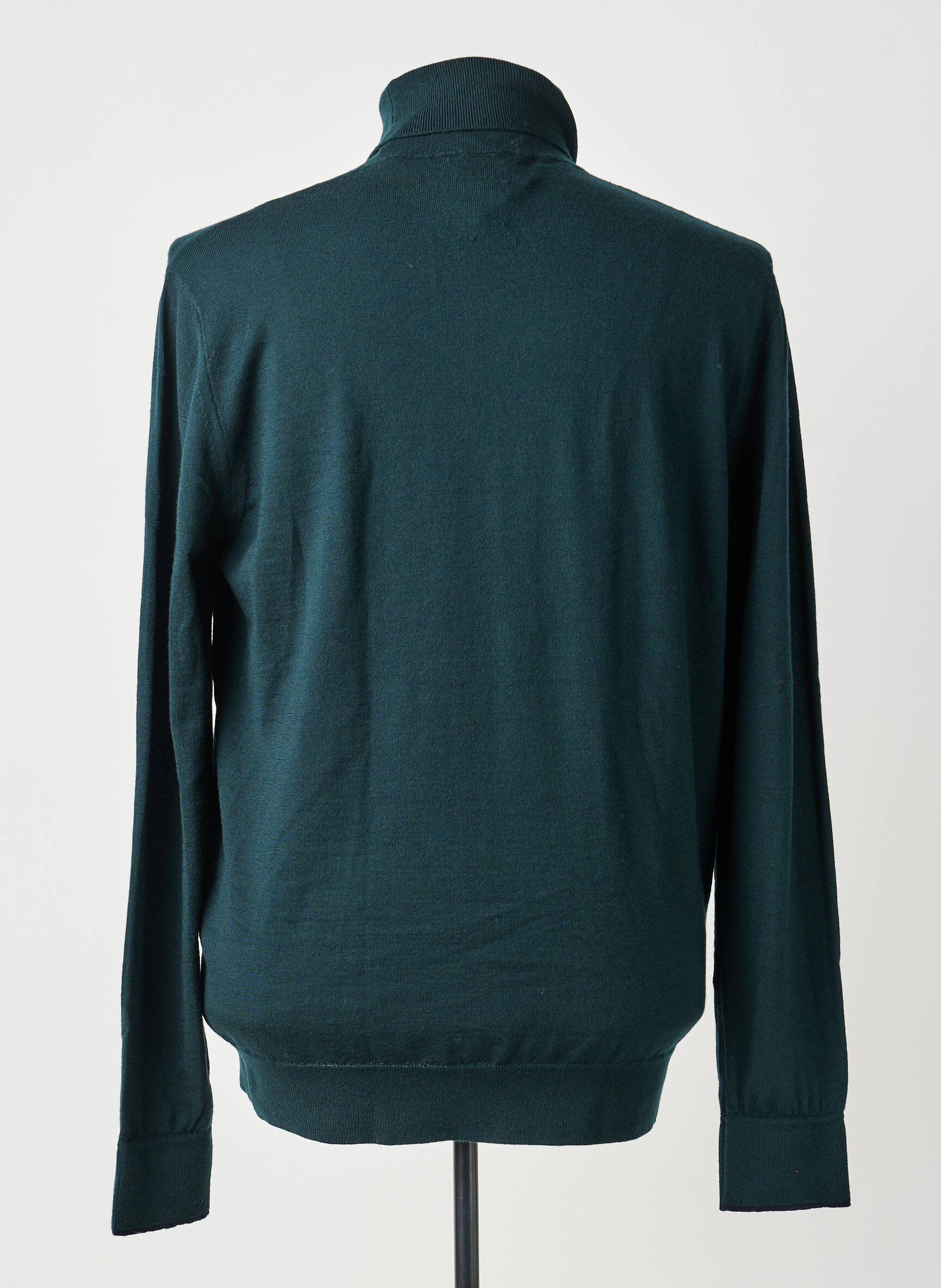 Pull col roulé stretch manches longues vert SCOTCH & SODA homme