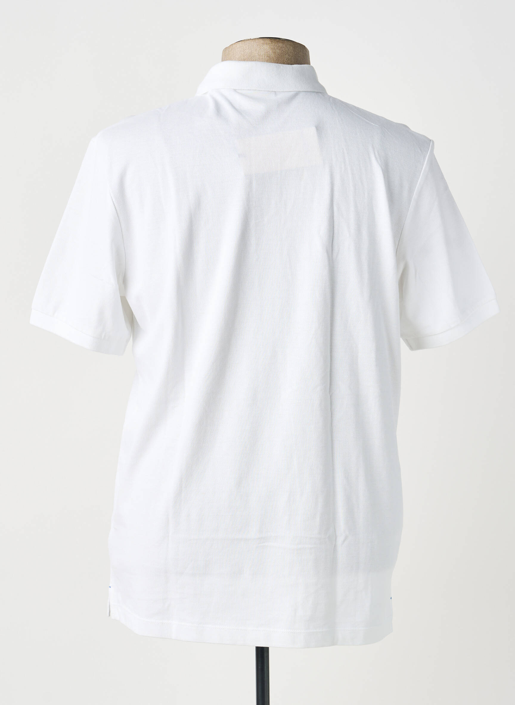 Polo stretch manches courtes blanc SCOTCH & SODA homme