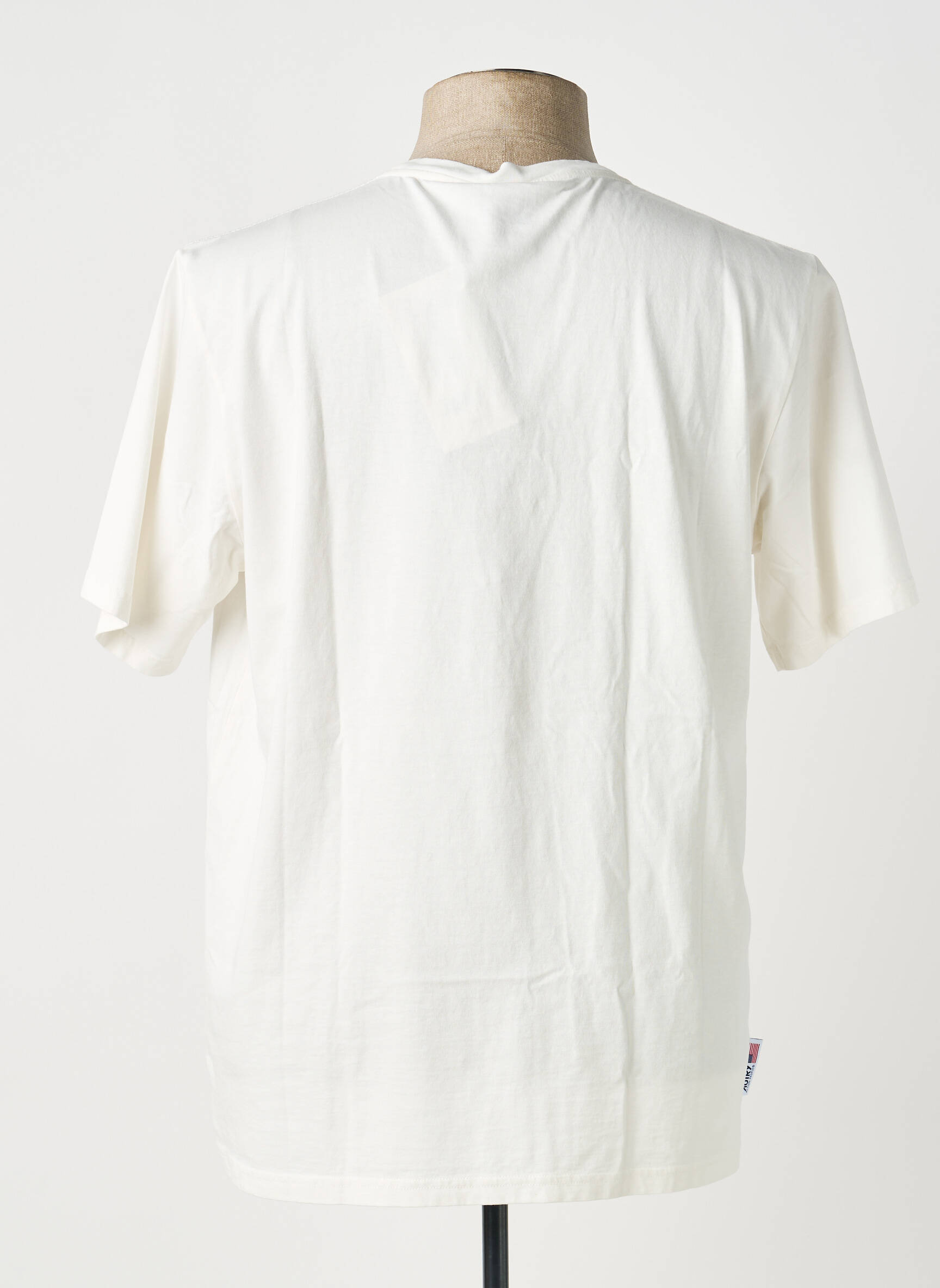 T-shirt coupe droite manches courtes beige AUTRY homme